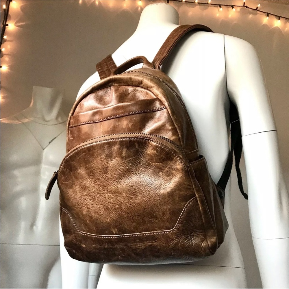 FRYE Melissa Medium Leather Backpack